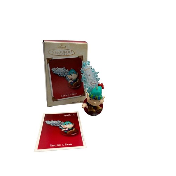 Hallmark Keepsake 2002 Ornament You’re A Star Gift Christmas Decor Vintage - Picture 8 of 14